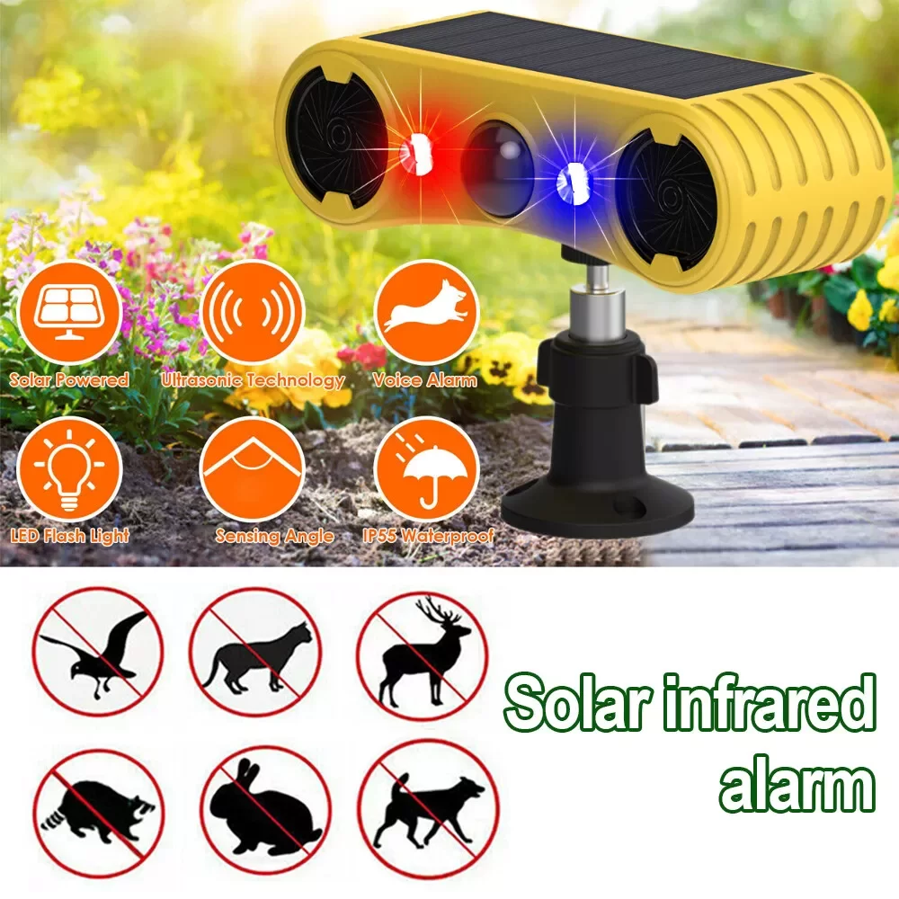 Egonex Güneş Enerjili Ultrasonik Hayvan Kovucu EG-26950