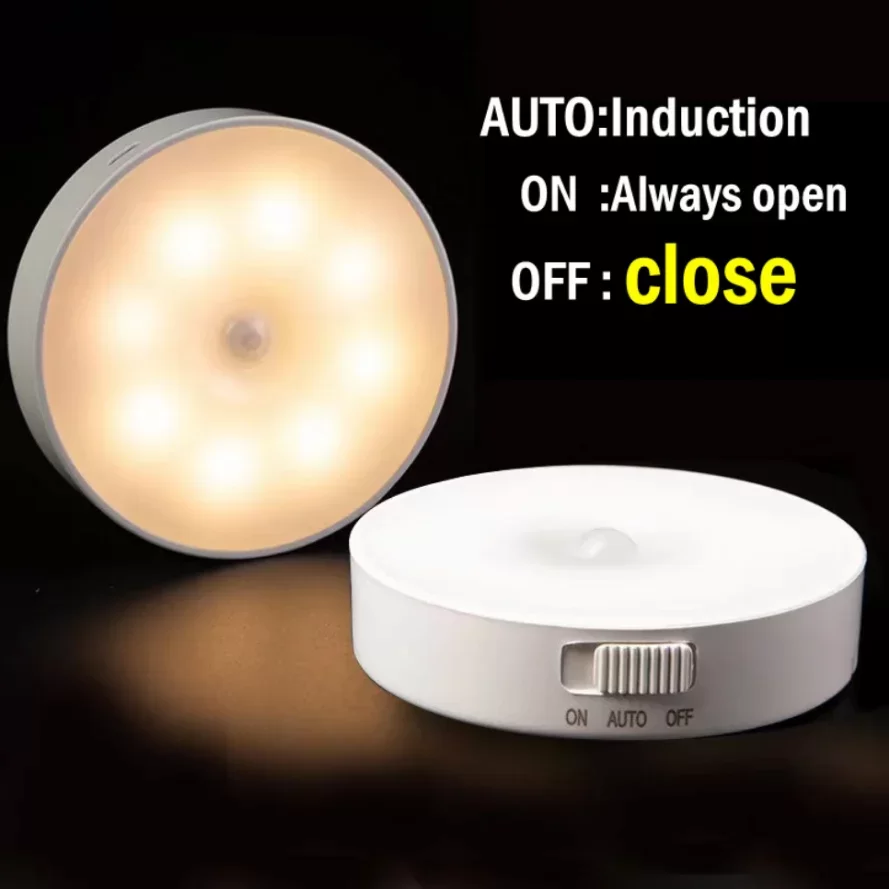 Egonex Hareket Sensörlü Usb Şarjlı Led Işık Lamba
