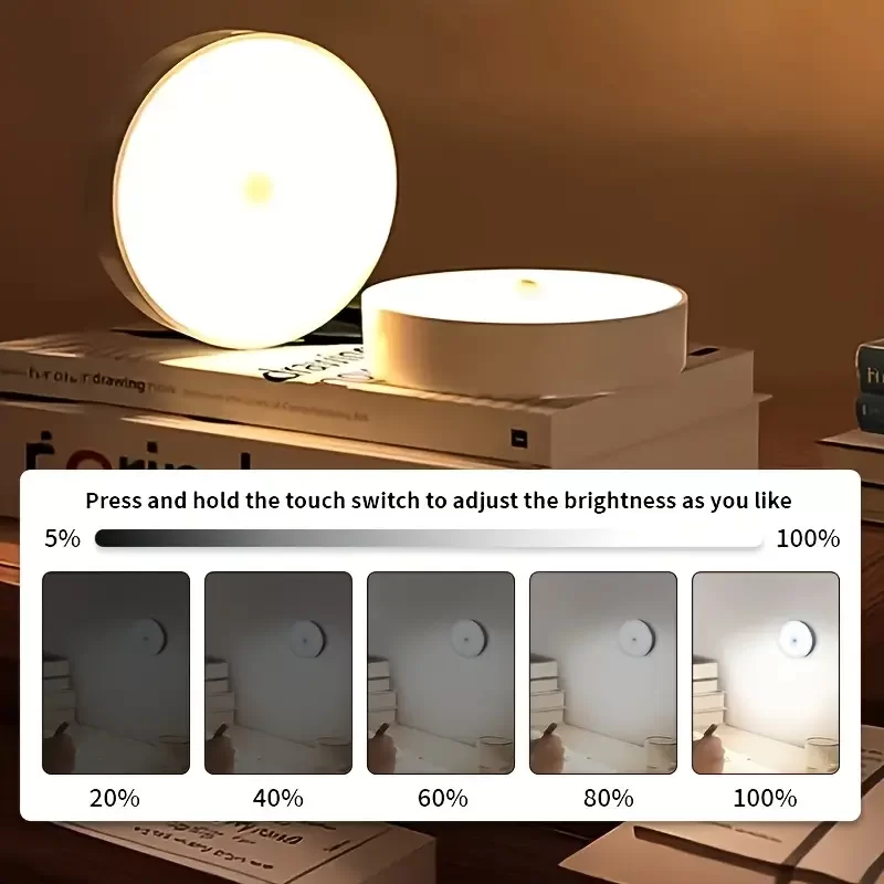 Egonex Hareket Sensörlü Usb Şarjlı Led Işık Lamba