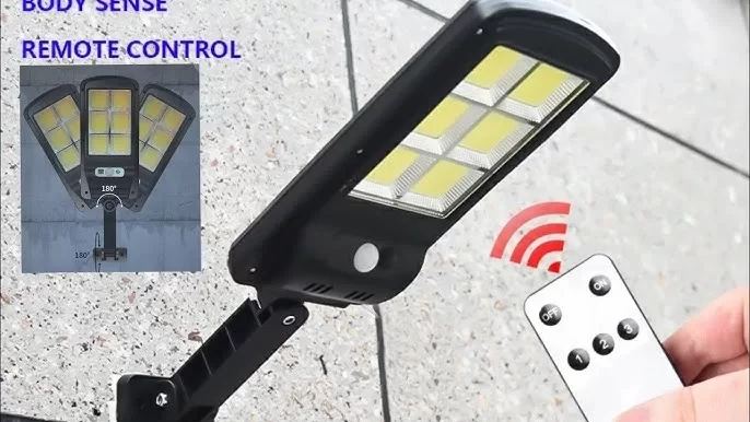 Egonex LED Solar Güneş Enerjili Bahçe Sokak Aydınlatma Işığı