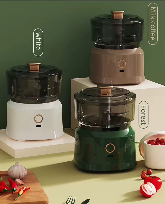 Egonex Mini El Rondosu Şarjlı Çelik 3 Bıçaklı
