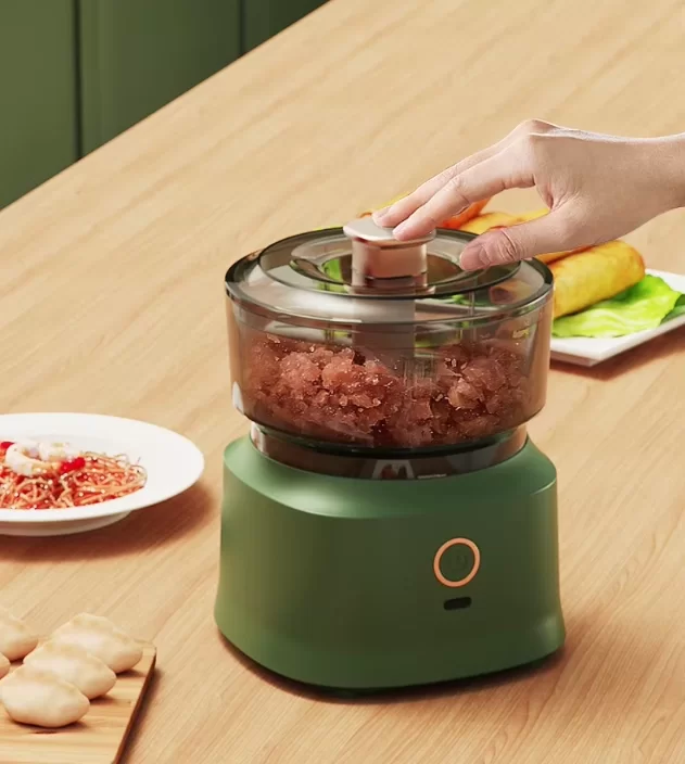 Egonex Mini El Rondosu Şarjlı Çelik 3 Bıçaklı