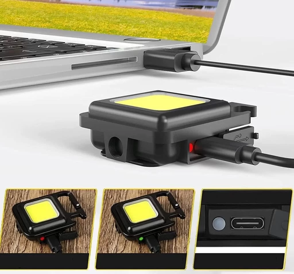 Egonex Mini Taşınabilir Led Çok Fonksiyonlu Fener