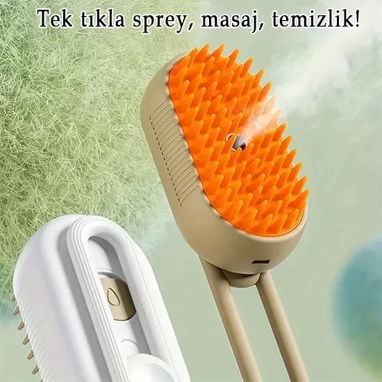 Egonex Saplı Buharlı Kedi Tarağı