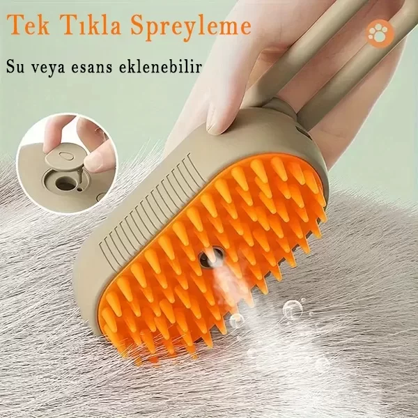 Egonex Saplı Buharlı Kedi Tarağı