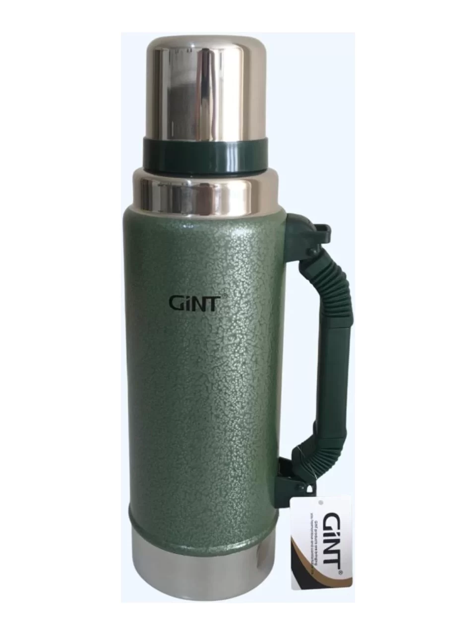 Gint 1.25 Litre Paslanmaz Çelik Termos 24 Saat Sıcak 12 Saat Soğuk Yeşil