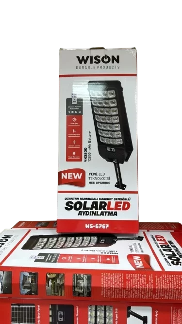 Güneş Enerjili Sokak Aydınlatması WS-6767 Wison