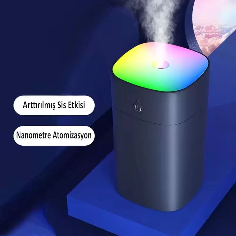 H2O Humidifier 400 Ml Ulrasonik Hava Nemlendirici