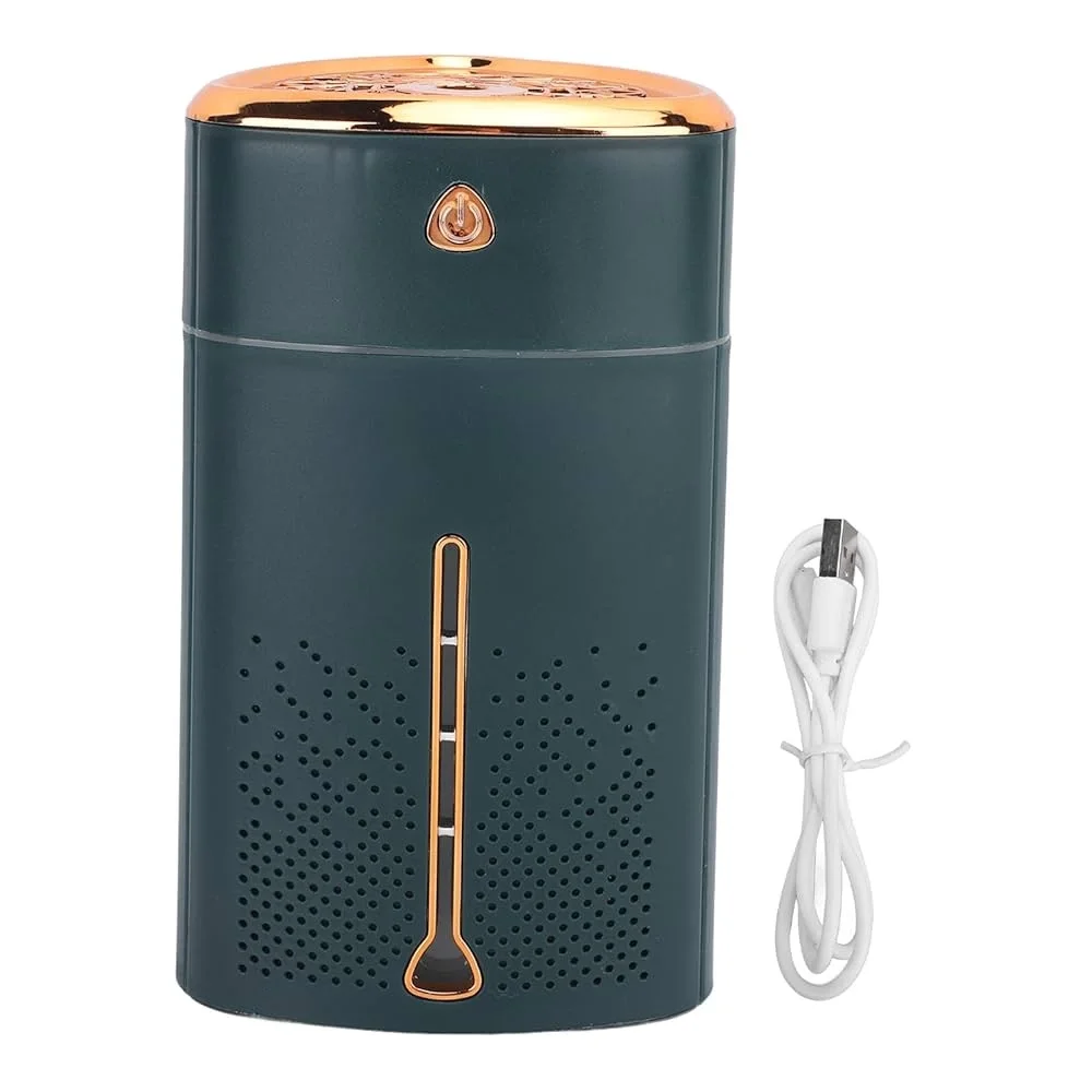 1000 ML Ultrasonik Hava Nemlendirici Işıklı Buhar Makinesi Ve Aroma Difüzörü