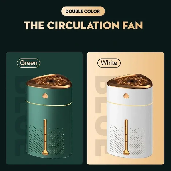 1000 ML Ultrasonik Hava Nemlendirici Işıklı Buhar Makinesi Ve Aroma Difüzörü