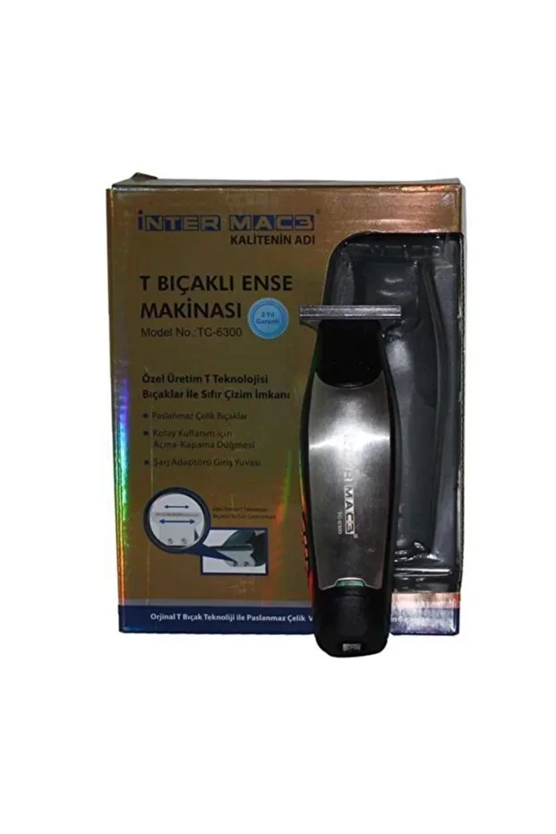 İnter Mac Inter Mac3 TC-6300 T Bıçaklı Sakal-Ense Tıraş Makinesi