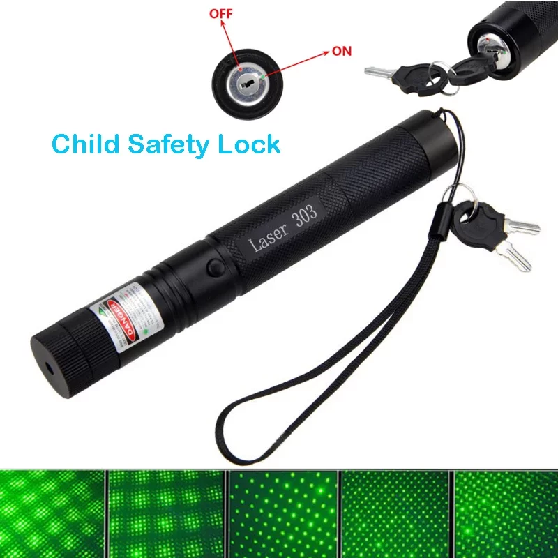 İtalyano KA-846 100MW Desen Başlıklı Şarjlı Yeşil Lazer Pointer