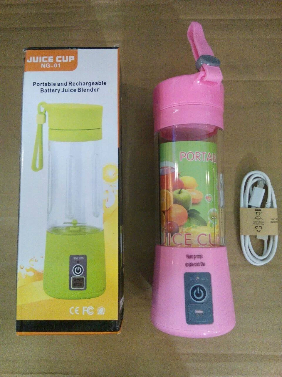 Juice Cup NG-01 Taşınabilir ve Şarj Edilebilir Meyve Suyu Blender