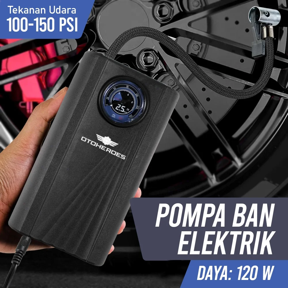 Kablolu Lastik Şişirme Cihazı Elektrikli Lastik Pompası 120W Kablolu Versiyon - SCK619-1 - Siyah Kablolu Lastik Şişirme Cihazı Elektrikli Lastik Pompası 120W Kablolu Versiyon - SCK619-1 - Siyah