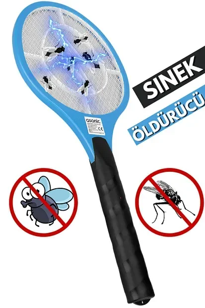 Kalem Pilli Raket Sinek Öldürücü Asonıc