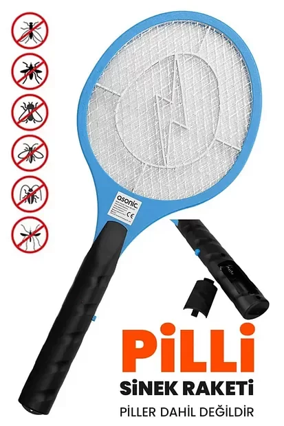 Kalem Pilli Raket Sinek Öldürücü Asonıc