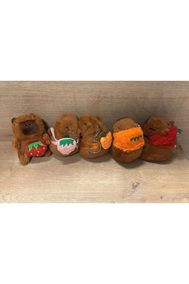 Kapibara Peluş Anahtarlık Kapibara Peluş Anahtarlık