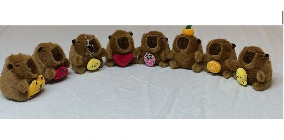 Kapibara Peluş Anahtarlık