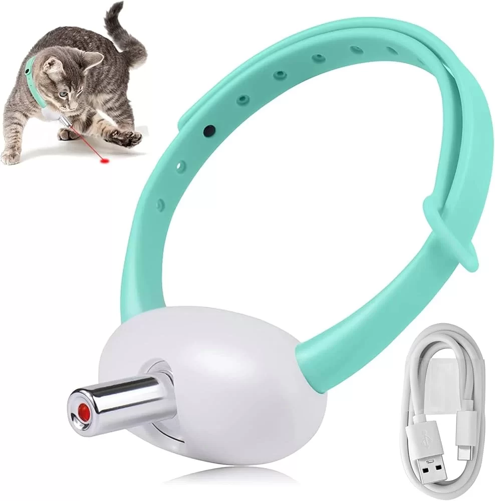 Kedi Otomatik Lazer Oyun Tasması