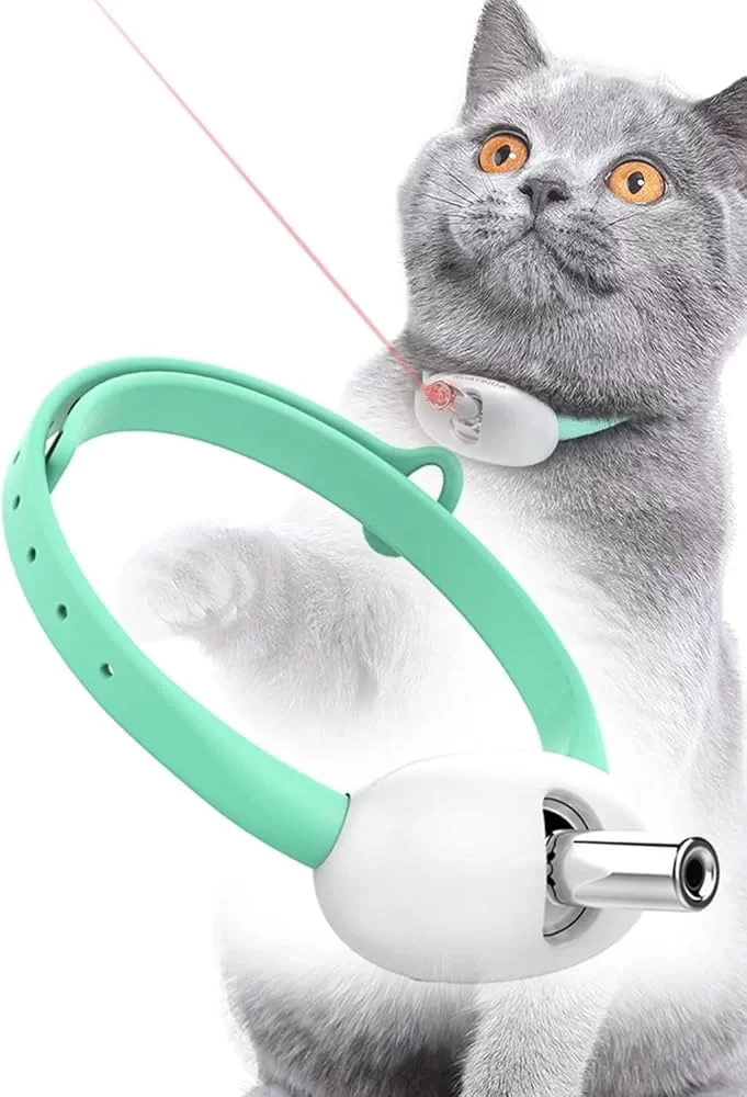 Kedi Otomatik Lazer Oyun Tasması