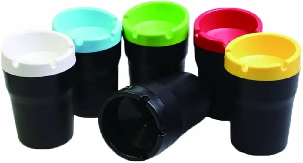 Kokusuz Plastik Yuvarlak Küllük