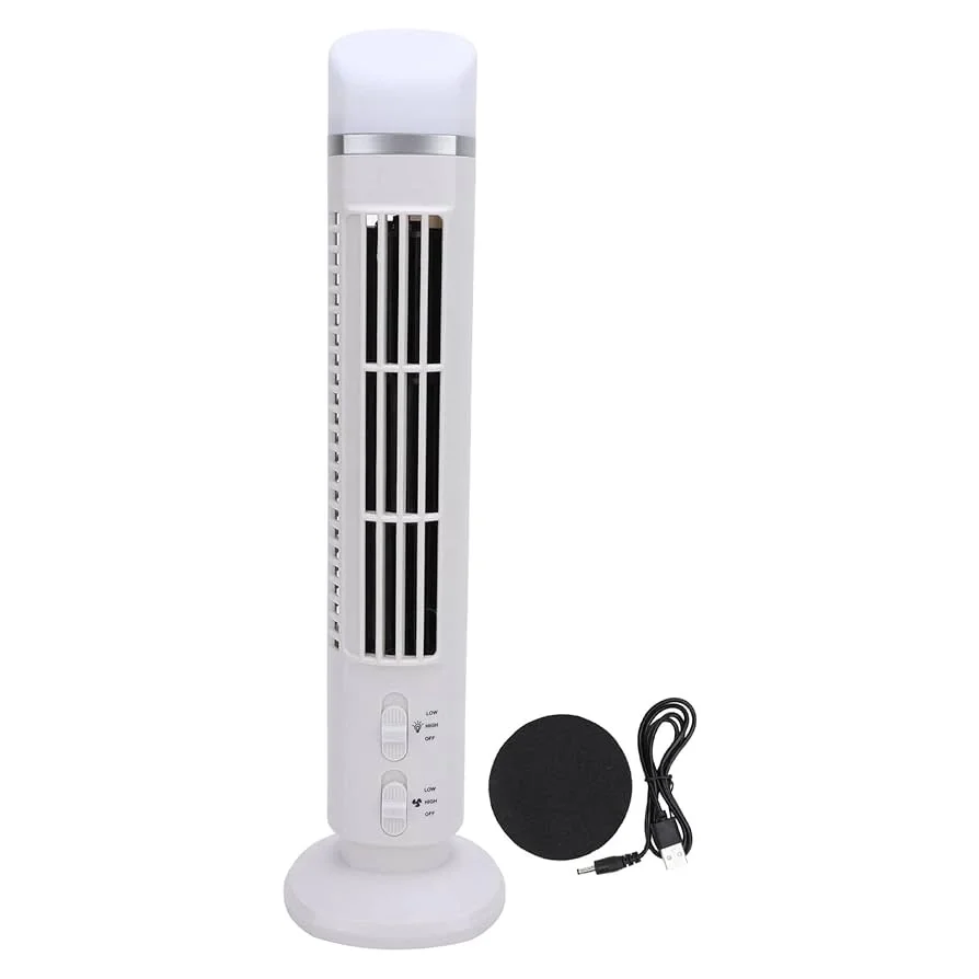 Kule Tipi USB Elektrik Fan Yapraksız Klima Fanı