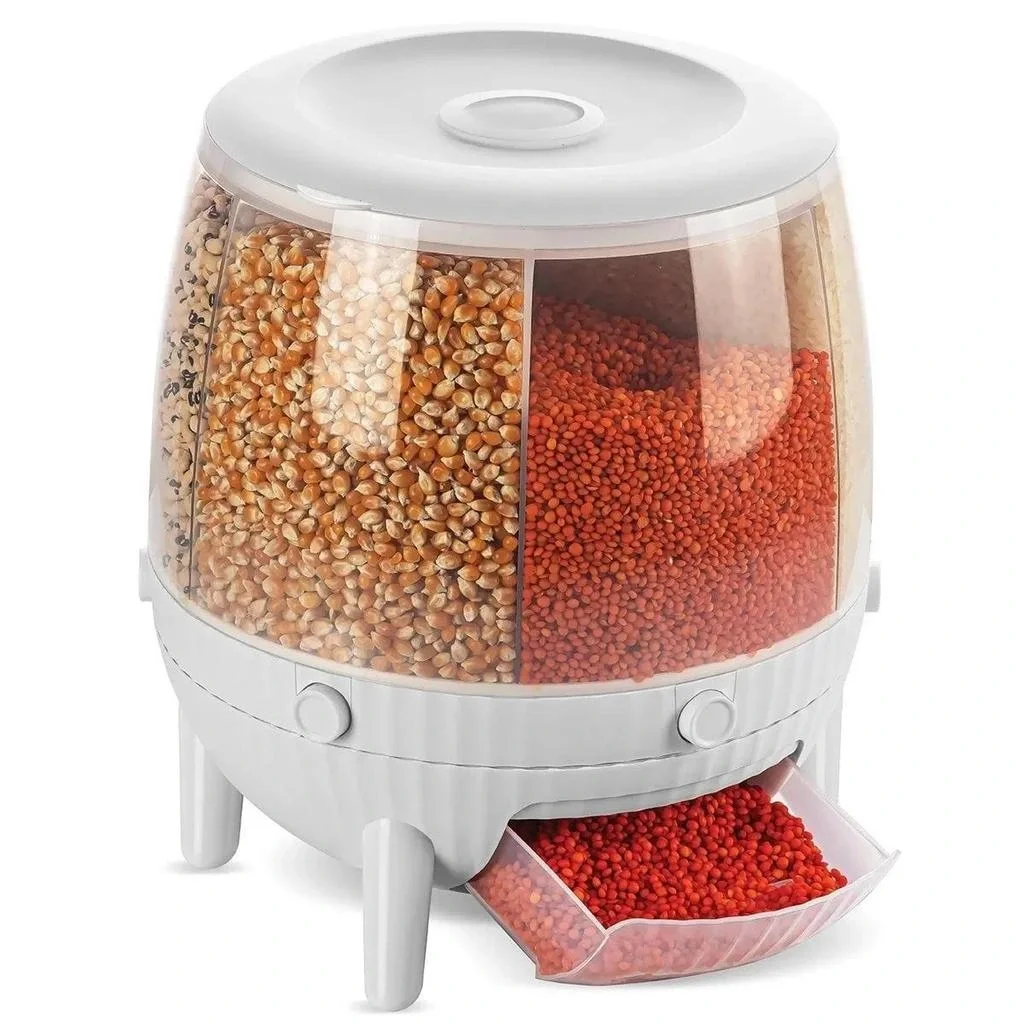 Kuru Gıda ve Bakliyat 6'lı Erzak Saklama Kabı 6 Kg