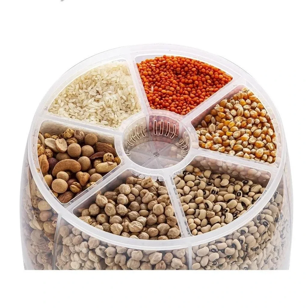 Alitech Kuru Gıda ve Bakliyat 6lı Erzak Saklama Kabı 6 Kg