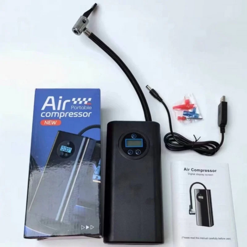 LCD Ekranlı Taşınabilir Hava Kompresörü