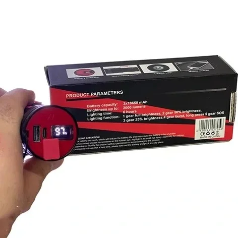 LED El Feneri 2000 Lümen USB Şarj Edilebilir Flash Işığı Yüksek Güçlü El Feneri Taktiksel Uzun Menzil El Lambası XA-B707 LED El Feneri 2000 Lümen USB Şarj Edilebilir Flash Işığı Yüksek Güçlü El Feneri Taktiksel Uzun Menzil El Lambası XA-B707