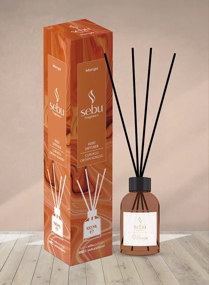 Mango Ortam Kokusu Bambu Çubuklu Sebu 100 Ml