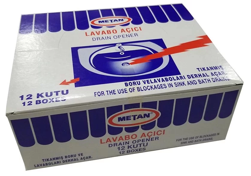Metan Lavabo Açıcı 12 Adetli