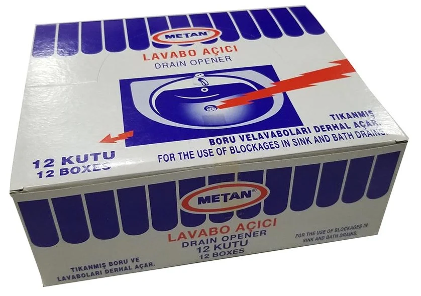 Metan Lavabo Açıcı 12 Adetli
