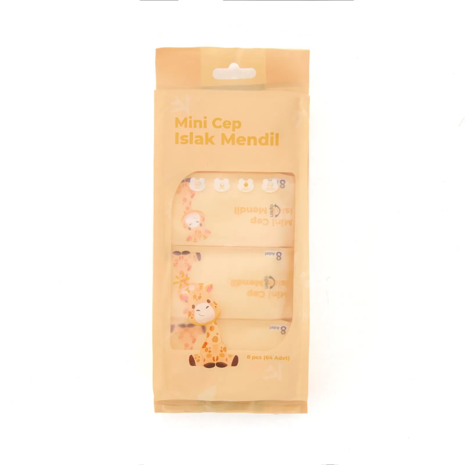 Mini Cep Islak Mendil Günlük Pratik 8li Paket