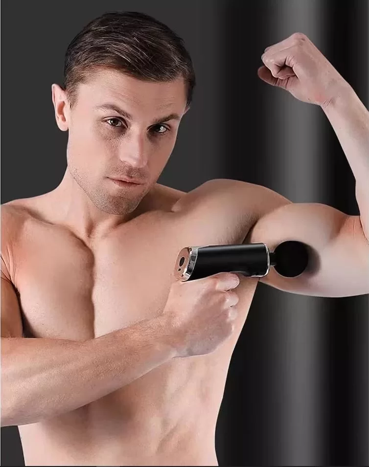 Mini Fascial Gun Profesyonel Şarjlı Masaj Aleti 4 Başlıklı KH-800