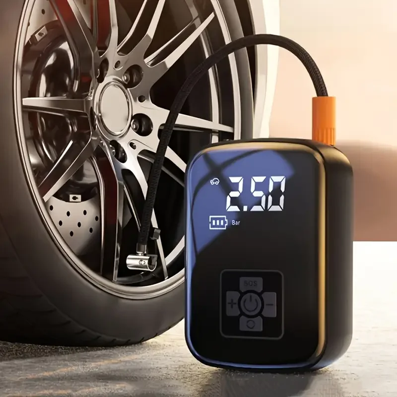 Mini Kablosuz Dijital Taşınabilir Kompresör Araç Lastik Top Şişirme Pompası Hava Kompresörü Mini Kablosuz Dijital Taşınabilir Kompresör Araç Lastik Top Şişirme Pompası Hava Kompresörü