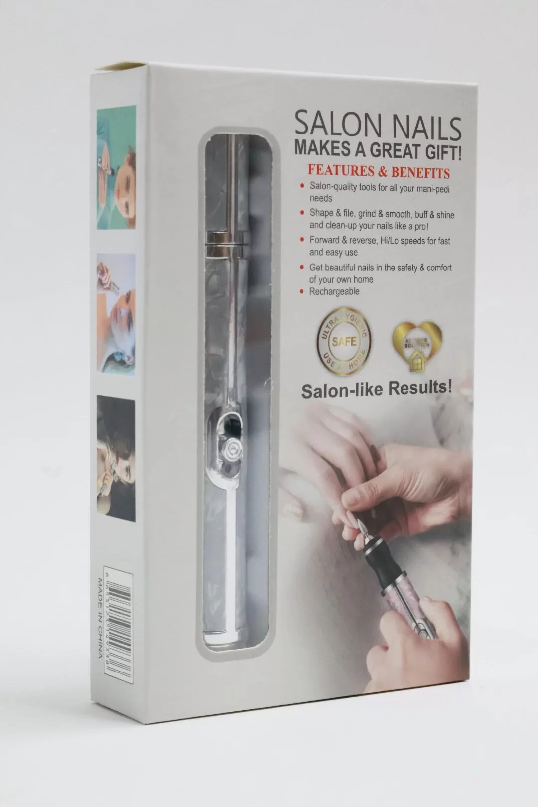 Mini Taşınabilir Tırnak Manikür Seti USB Şarjlı
