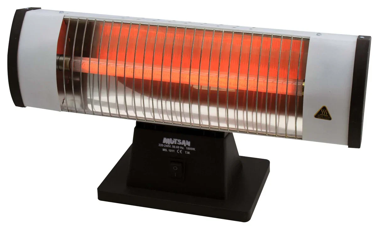 Mupa MS 1011 1500 W Kalın Camlı Elektrikli Isıtıcı