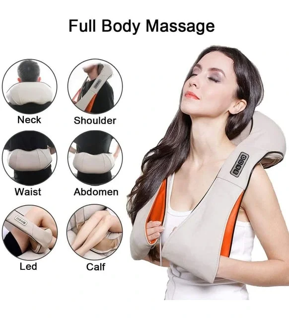 Ovmalı ve Isıtmalı Boyun Masaj Aleti