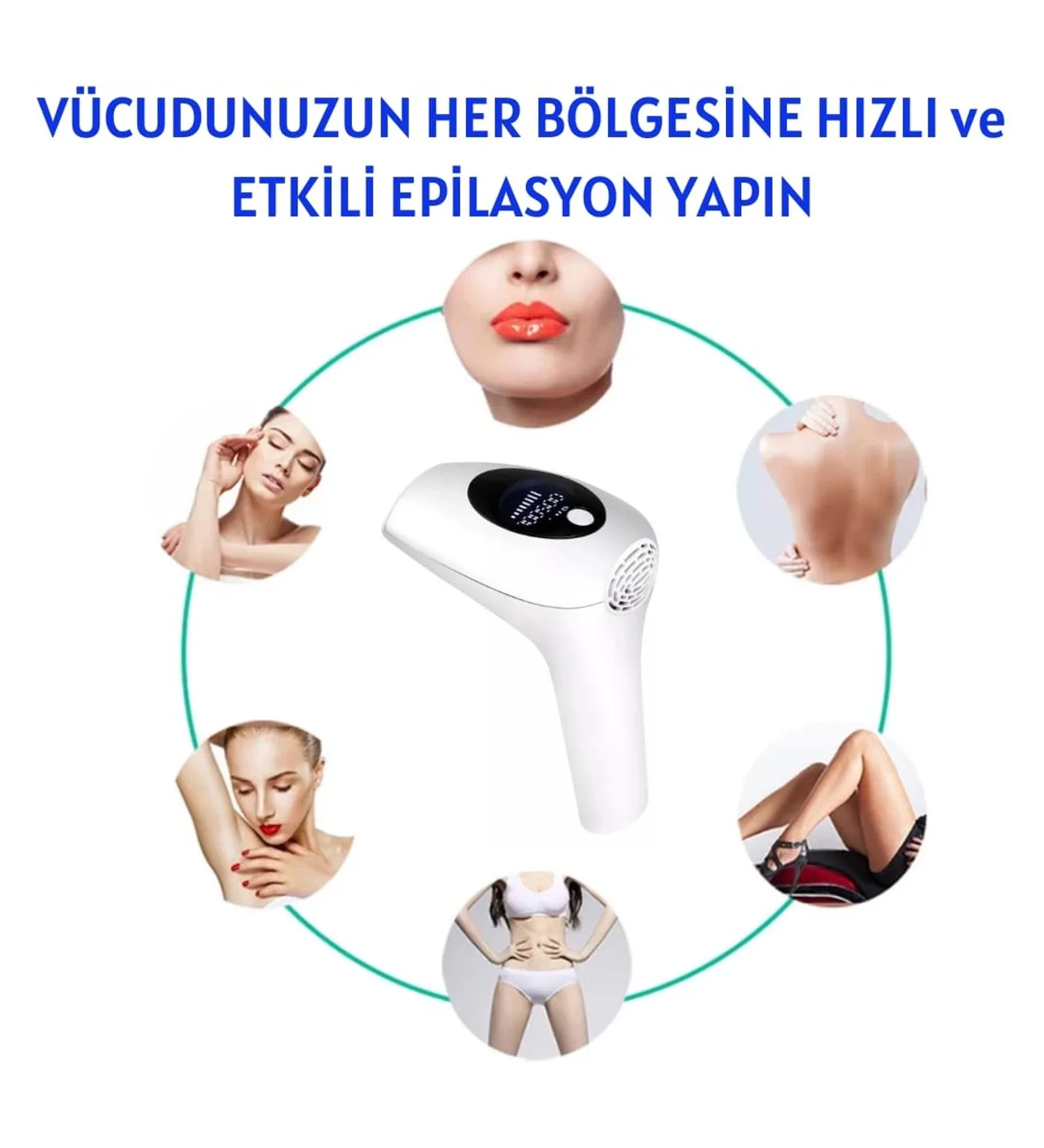 Profesyonel  Lazer Epilasyon Aleti 999.999 Atım Tüy Alma Cihazı Kadın Erkek lazer IPL Tüm Bölge