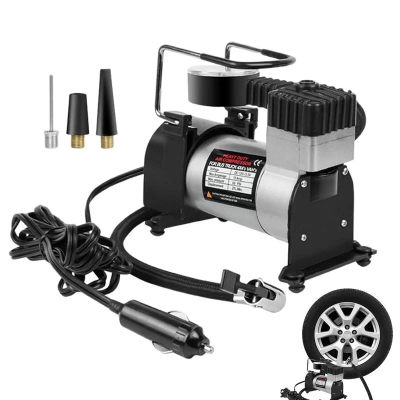 Profesyonel Metal Oto Araç Hava Kompresörü 12v