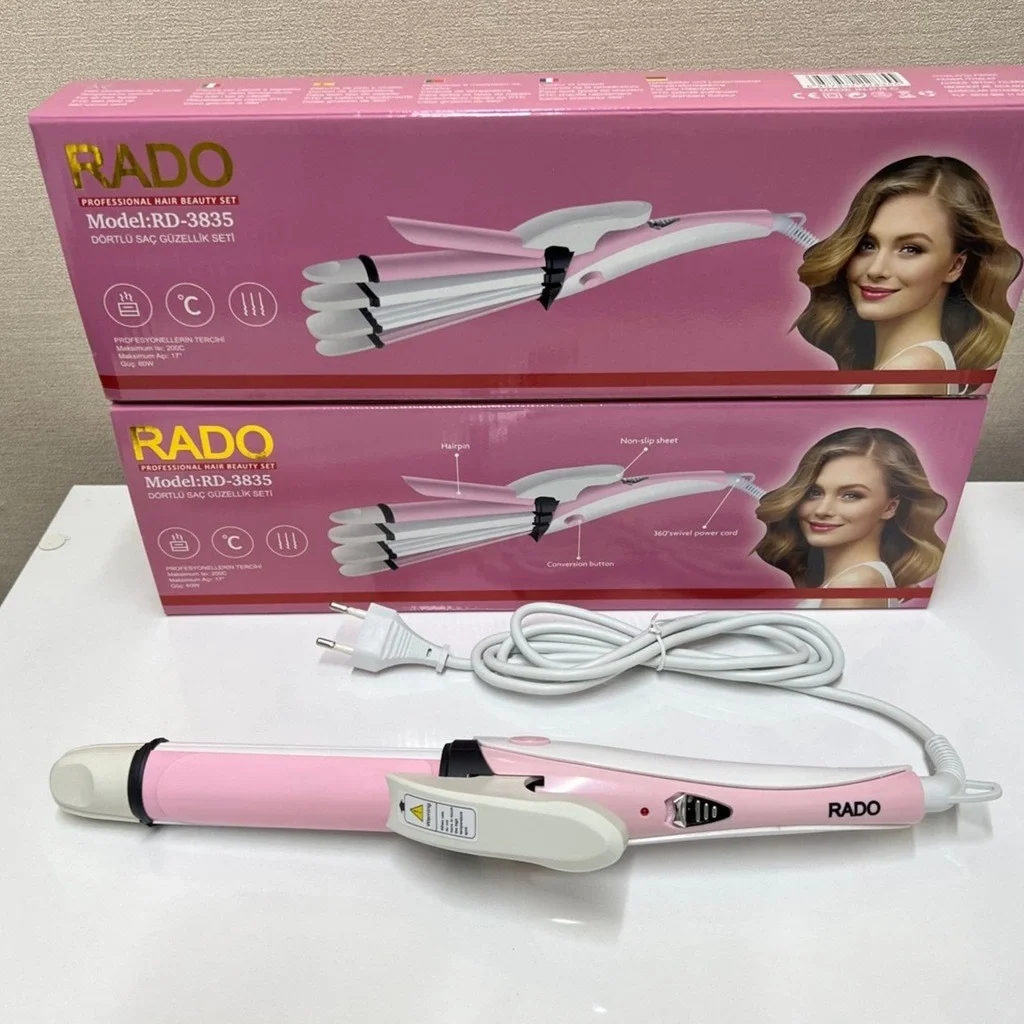 Rado RD-3835 Şekillendirici Saç Güzellik Seti - 4lü, 60W