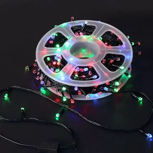 Renkli Vip Profesyonel 25 Metre Renkli LED Işık 220V Fişli Renkli