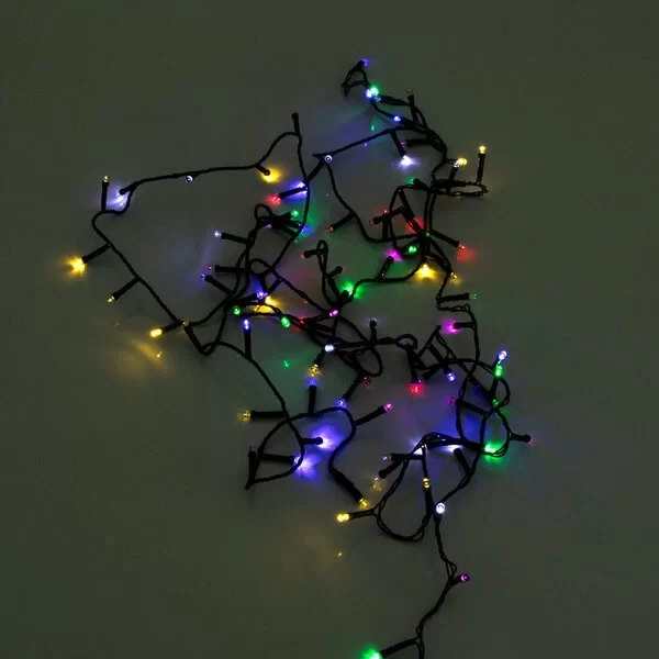 Rgb Renkli Işık Pirinç 10 Metre 100lü Ledli