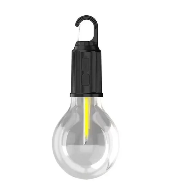 Rustik Taşınabilir Şarjlı Tasarruflu Ampul 10W Led Lamba Type-c Şarj Askılı Asma Aydınlatma