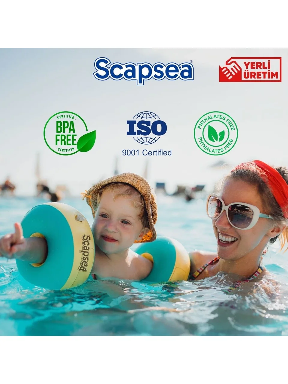 Sacapsea Çocuklar Için Yüzme Kolluğu Içi Dolgulu