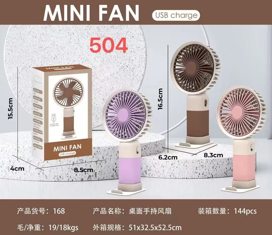 Şarjlı Taşınabilir El Tipi Mini Fan Egonex 504