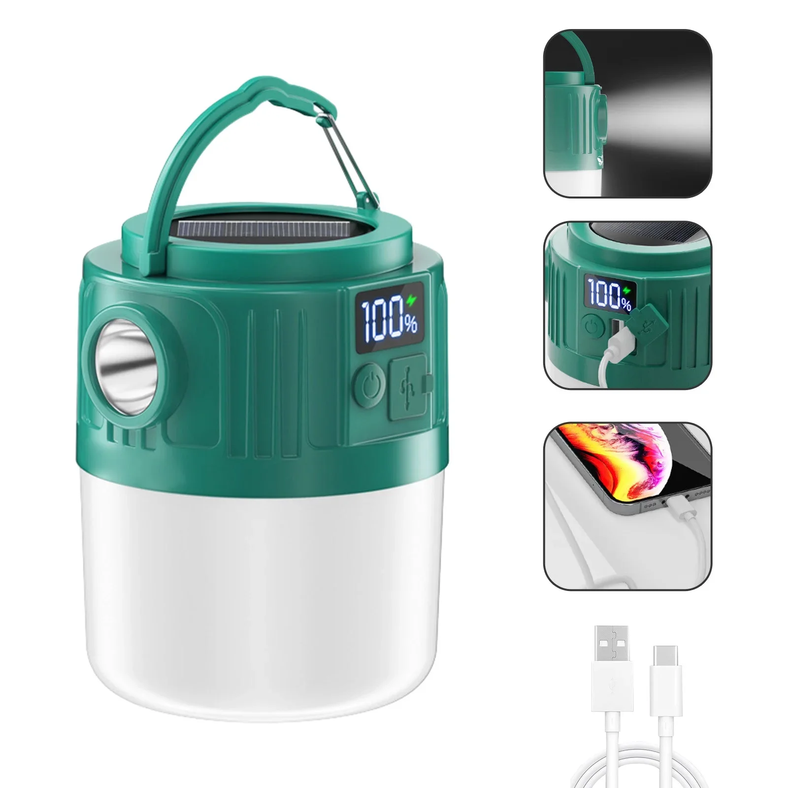 Solar Led Kamp Lambası Egonex