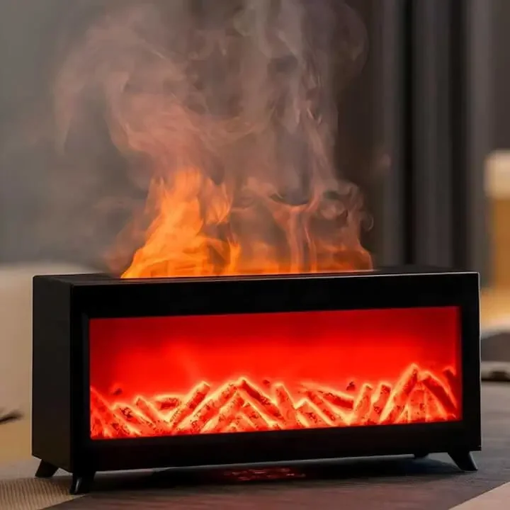 Şömine Hava Nemlendirici Aromaterapi Difüzör