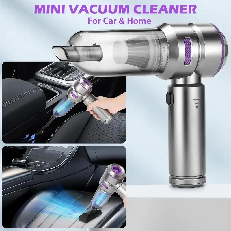 ST-6659 Plus Araç Süpürgesi Kablosuz El Süpürgesi – 16000 Pa Güç, USB Type-C, Fırçasız Motor